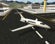 Airplane simulator island travel