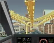 Elevated train driving simulator sky tram driver 3D jtkok ingyen jtk