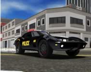 Police car cop real simulator 3D jtkok HTML5 jtk