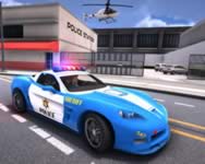 Police car simulator 2020 3D jtkok HTML5 jtk