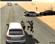 Zombie dead highway car race game 3D játékok ingyen játék