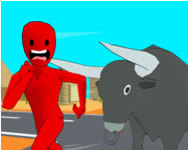 Bull runner 3D jtkok HTML5 jtk