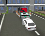 Car transporter truck simulator 3D játékok HTML5 játék