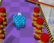 Crowd run 3D 3D játékok HTML5 játék