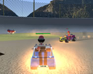 Demolition cartoon car crash derby 3D játékok ingyen játék