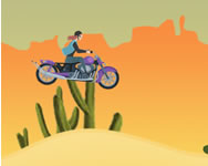 Desert racer motorbike