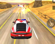 Police car chase crime racing games 3D játékok HTML5 játék