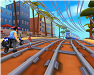 Railway runner-3D 3D játékok HTML5 játék