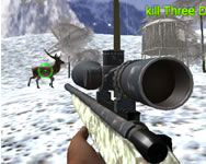Wild animal hunting 3D játékok HTML5 játék